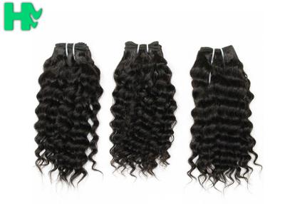 China Nature Black Color Deep Curl Brazilian Human Hair Extension for Bulk Hair Weave for sale