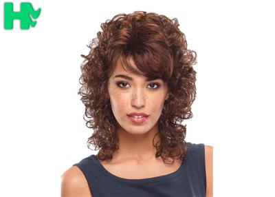 China Pretty  Synthetic Hair Wigs / Heat Resistant 14 Inches Synthetic No Lace Hair Wig for sale