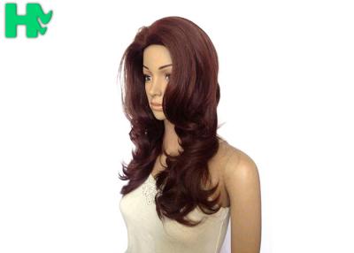 China Fashion Heat Resistant Long Synthetic Wigs For Black Women / Natural Wave Wig for sale