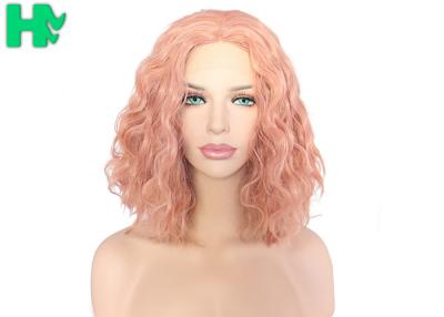 China Perucas sintéticas do cabelo resistente ao calor curto ondulado natural da fibra de Bob Cosplay para mulheres à venda