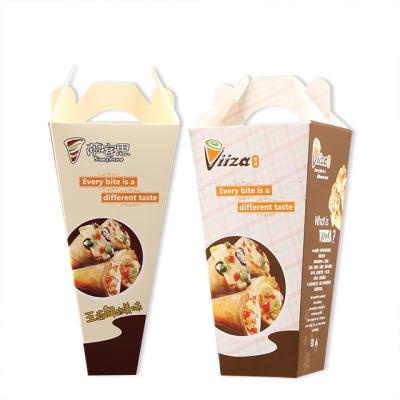 China Wholesale New Design Recyclable Printing Disposable Custom Food Packaging Box for sale