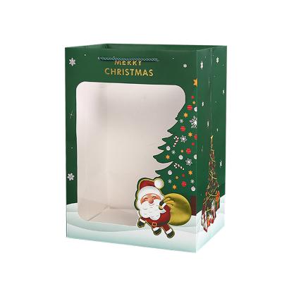 China Recyclable Christmas White Paper Custom Shopping Logo Printed Luxury Gift Paper Shopping Bag Wholesale for sale