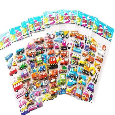 China Cute Cartoon 3D Eva Foam Puffy Stickers For Scrapbooking Waterproof Decorative Kids PVC Vinyl Wholesale for sale