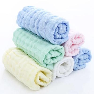 China QUICK DRY Quick Dry Muslin Burp Tissues Tree 100%cotton Baby Face Towel Wash Cloth Newborn Baby Set for sale