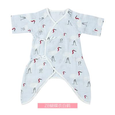 China Organic Cotton Frenulum Baby Rompers Summer Overalls Pajamas Eco-Friendly Breathable Baby Rompers Clothes for sale