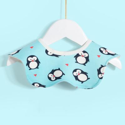 China 100% Custom Logo Packaging Waterproof Baby Cotton Antibacterial Fashion Bib for sale