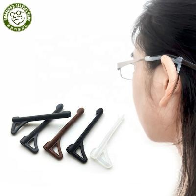 China 2021 Eco-Friendly/Anti-Slip/Comfortable/Elastic Rise Kids Adults Sports Accessories Soft Silicone Glasses Anti-Slip Temple Tips Sleeve Retainer Glass Ear Hook for sale