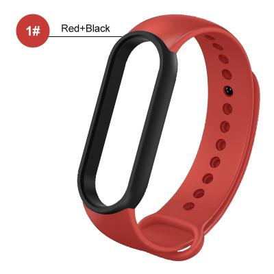 China Luxury Strap Two Tone Silicone Strap For Sport Sports NFC Version Mi 5 6 for sale