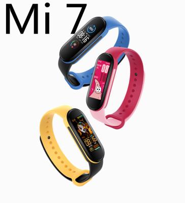 China Newest Sport Dual Colorblock Wristband Silicone Watchband For MI Band 7 6 5 for sale