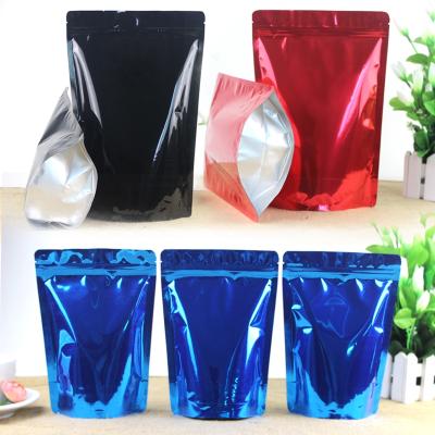 China Disposable Candy Clear Stand Up Aluminum Foil Zipper Zipper Lock Pouch Bags Package Mylar Plastic Retail Packaging Bags With Window for sale