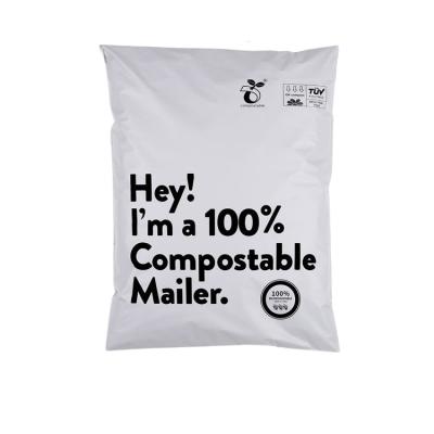 China Fleixble Packaging 100% Biodegradable Shipping Package Bag Web Shop Mailing Bags Compostable Shop Mailing Bags Eco Friendly Custom Printed for sale