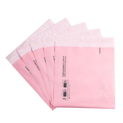 China Fleixble Packaging Mailing Bag D2W Pink Self Adhesive Biodegradable Self Adhesive Mailing Bag Express Bag For Web Store Wallet Package for sale