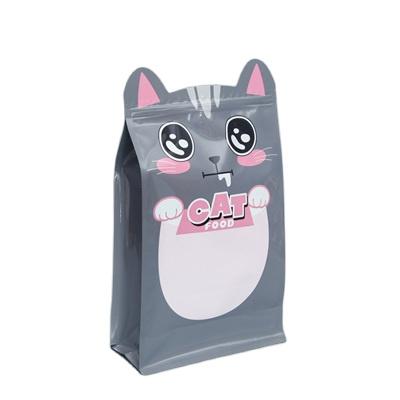 China Cat Dog Food Animal Food Moisture Proof Packaging Bags Custom Digital Printed Mylar Bags Zip Lock Flat Bottom Pouch for sale