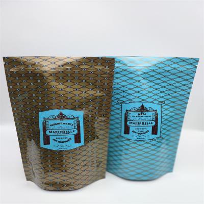 China Disposable Plastic Tea Package Bag Plastic Bag Aluminum Foil Food Packaging Holder Up Pouch With Zipper for sale