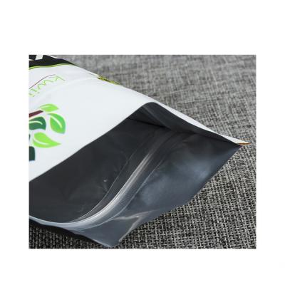 China Disposable Digital Printing Empty Ziplock Bags Aluminum Foil Stand Pouch Matcha Green Tea Powder Packaging Bags for sale