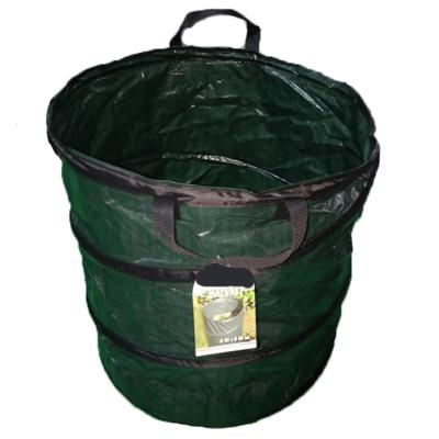 China Easy Carry Dustproof PE Material Green Garden Bucket For Sale for sale