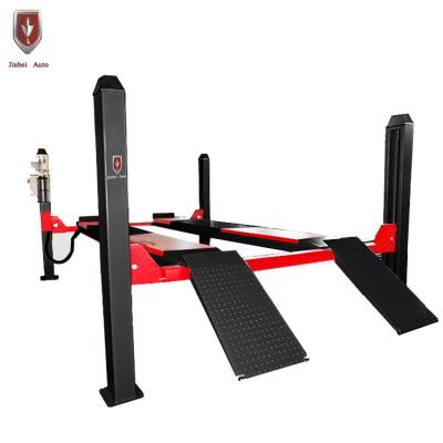 China Manual / 4 Post Car Lift Hydraulic Rack Electric Parking Lift for sale