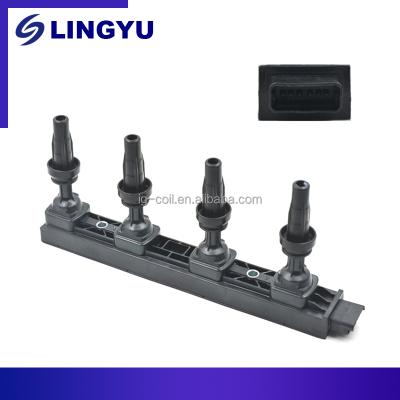 China Ignition Coil 9800251580 For Citroen Elysee Peugeot 3001ECS/2014 Edition Peugeot 1.6L Standard Size for sale