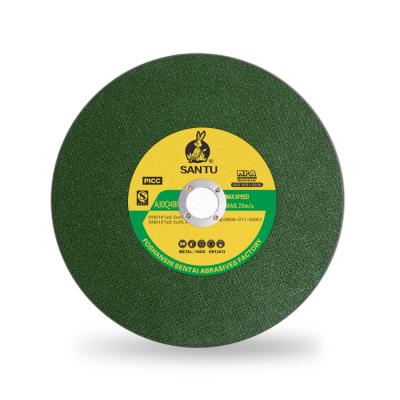 China High Performance 10 Inch 250mm Wheel Green Cutoff Netting For Inox for sale