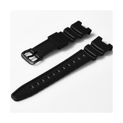 China Watchband Fashion Couples Resin Watch Band Strap Rubber Wrist Strap For SGW-100 for sale