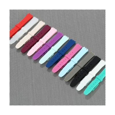 China Watchband 12mm 16mm 17mm 19mm 20mm Replacement Resin Rubber Watchband Silicone Watch Band Strap for swatche for sale