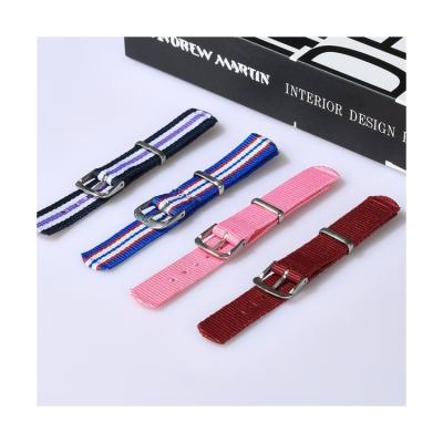 China Custom Universal Watch Band Fabric Canvas Watch Bands Wristband Straps Customized Watch Band For FlikFlak Kids Watch for sale