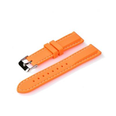 China Silicone Watch Band 18mm/20mm/22mm/24mm Rubber Watchband Soft Wristband Belt Waterproof Breathable Sports Watch Bands For Mido for sale