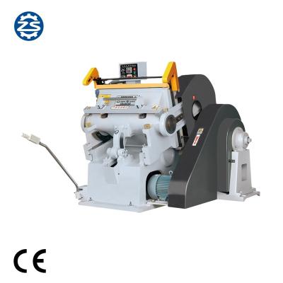 China Factory ML Series CE Standard Hand Feed Flat Bed Die Cutter y Creasing Machine ML750 for sale