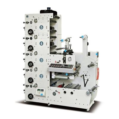 China Paper Printer Five Color Paper Sticker Label Roll Flexo Printing Machinery (5) for sale