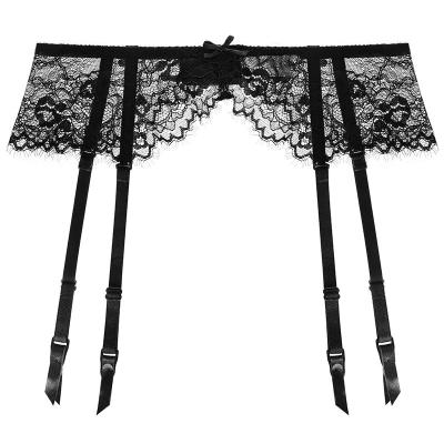 China Comfortable Underwear Lady Condole Belt Restores Antique Ways Jacquard Lace Charm Super Thin Silver Restores Antique Garter Belt for sale