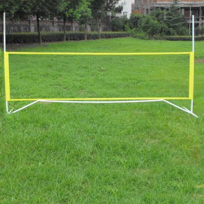 China Portable Outdoor Portable Badminton Net Post, Foldable Volleyball Tennis /Badminton Net With Pole for sale