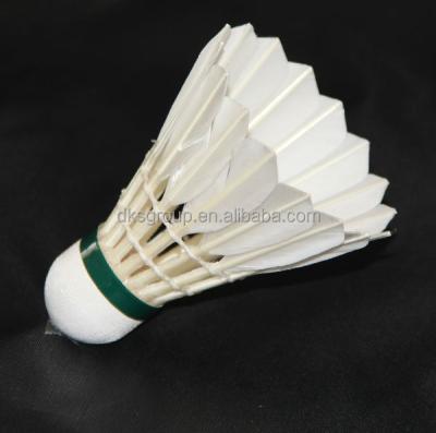 China Indoor cork duck feather badminton shuttlecock for sale