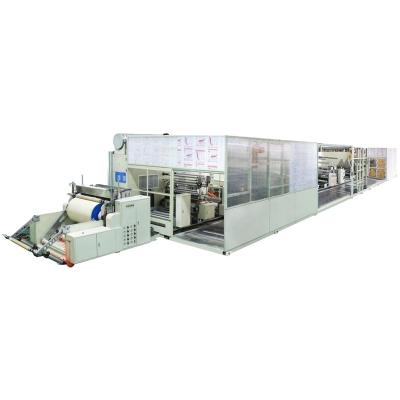 China SAP Absorbent High Capacity Rapid Setup 1200mm Type 5 Layers Paper Making Machine Fully Automatic for sale