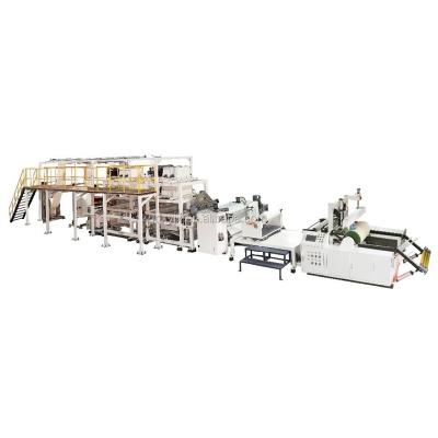 China SAP Disposable Hygiene Product Single Fluff Single Pulp Absorbent Paper Making Machine for sale