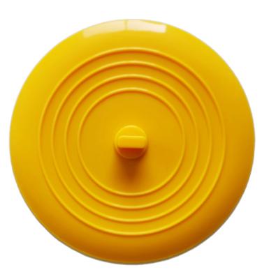 China Modern Creative Round Large Silicone Shower Tub Outlet Floor Drain Cover 15cm Sink Plug for sale