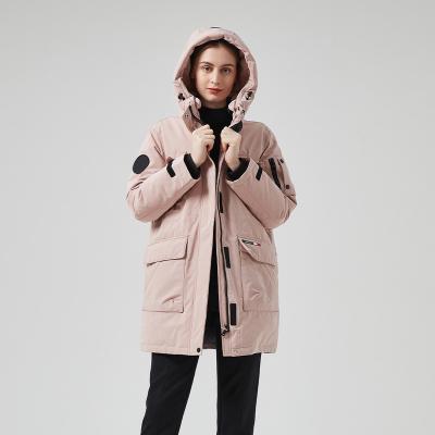 China OEM High Quality Waterproof Plus Size Casual Hooded Women's Bubble Down Coats Stripper Jacket for sale