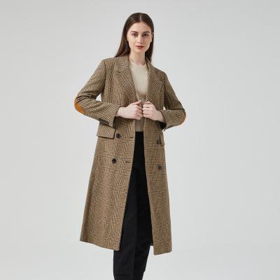 China Elegant and fashionable winter woolen coat women's woolen coat breathable coat women's woolen coat casual style for sale