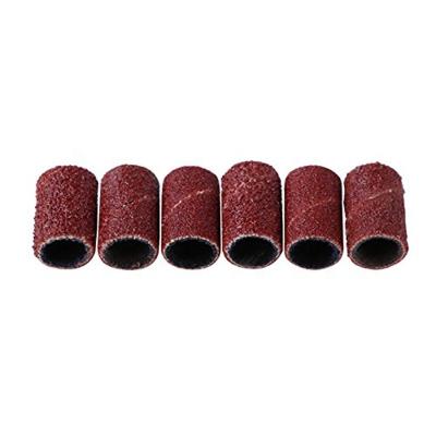 China 100 PCS/pack 80/120/180 Modern Nail Dedicated Ring Grinding Head Polisher Essential Supplies Sand Circle Manicure Sanding Tool for sale