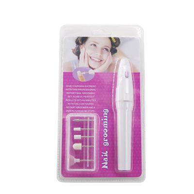 China Battery Operated 2AA Battery Mini Nail Care Professional Electrical Manicure Pedicure Sets for sale