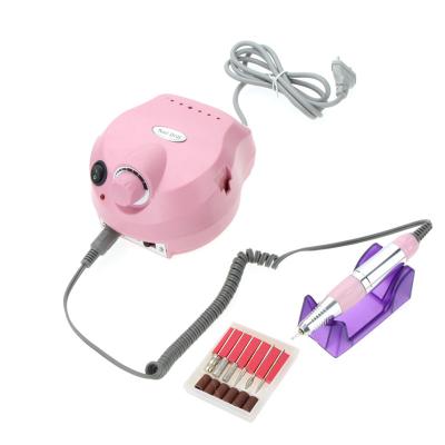 China Factory Hot Sale Plastic Nail Drills Manicure Electric Nail Drill With Polish Bit Set for sale