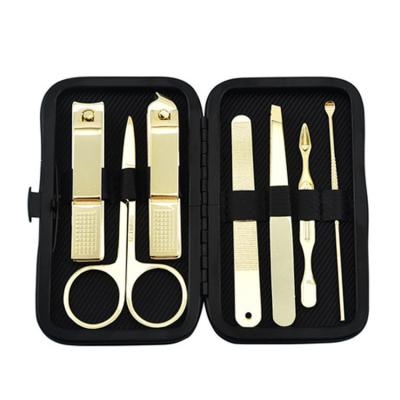 China Modern Fashionable Hot Selling Nail Clipper Stainless Steel Personal Care Beauty Personal Care Manicure Set 7pcs for sale