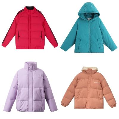 China Wholesale Customized Women's Ski Sports Outdoor Waterproof Down Jacket Pocket Fur Collar Filled Winter Women's Down Jacket for sale