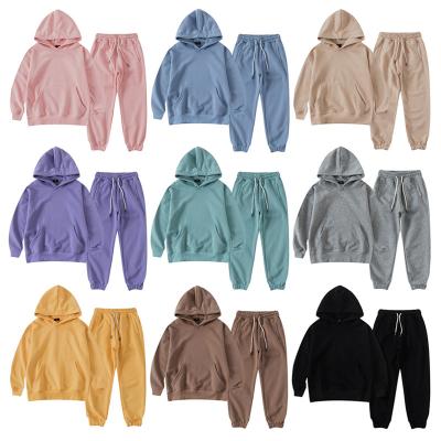 China 2023 New Autumn and Winter Boys Set Cotton Casual Long Sleeve Hoodie Pants Girls Set Children's Set Wholesale for sale