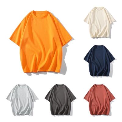 China Anti-wrinkle (factory direct sales) Mid Aged Middle Aged Cotton T-shirt Cotton Round Neck Summer Shorts Slim Sleeve Men's Casual Top for sale