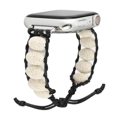 China Fashion Buckle Stone Paracord Watch Band\Adjustable Luxury Popular Dress Fashion/Strap For Apple Watch/iWatch Series 7 6 5 4 3 2 1 38/40/41mm 42/44/45mm for sale