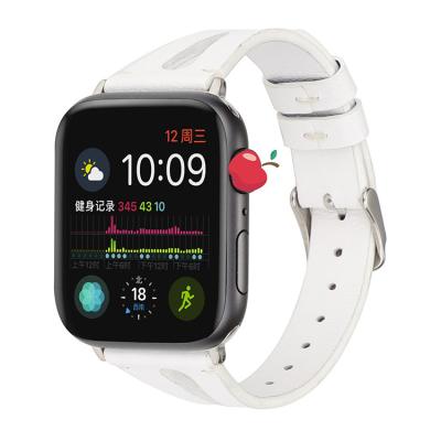 China Leather Fashion Genuine Leather Buckle For iWatch 42mm 38mm 40mm 44mm Strap Bands For Apples Watch Series 1 Se 2 3 4 5 6 7 41mm 45mm for sale