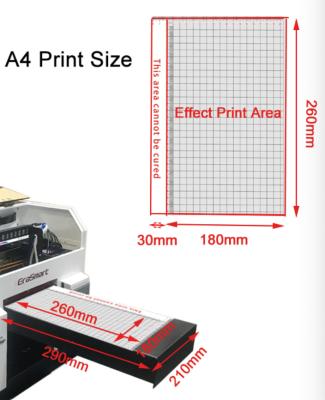 China MINI A4 EraSmart Automatic UV Flatbed UV Printer Home Use UV Printer 3D Printer Machine for sale