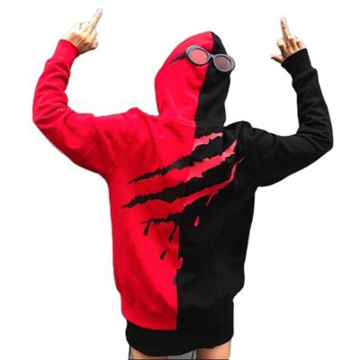 China Waterproof Men's Pullover Hoodies Plus Size Men's Hoodies Casual Long Sleeve Color Block Hooded Hoodie for sale