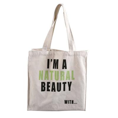 China Wholesale Reclycled China Custom Printed Tote Bag 10OZ Cotton For Promotion for sale