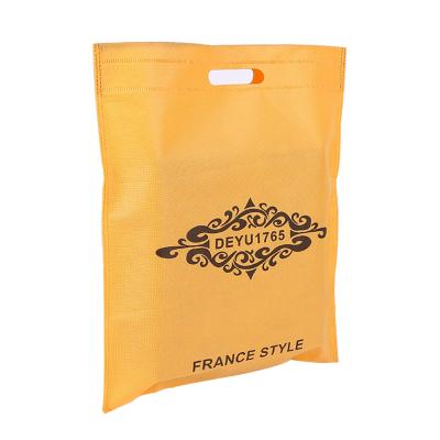 China Small Reclycled Printing Printing Heat Seal U Cut Silk Non Woven Bag Manufacturer for sale